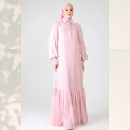 Dress Muslim Mandjha Ivan Gunawan - Devine Pink Dress | Abaya gamis