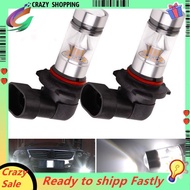 2x 9005 HB3 6000K 100W 2323 LED Projector Fog Driving Light Bulbs White