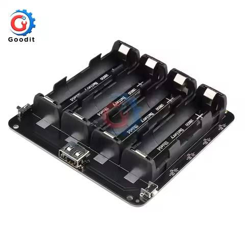 4X18650 Lithium Battery Shield V9 Mobile Power Expansion Board Module 5V/3A 3V/1A Micro USB Type-C F