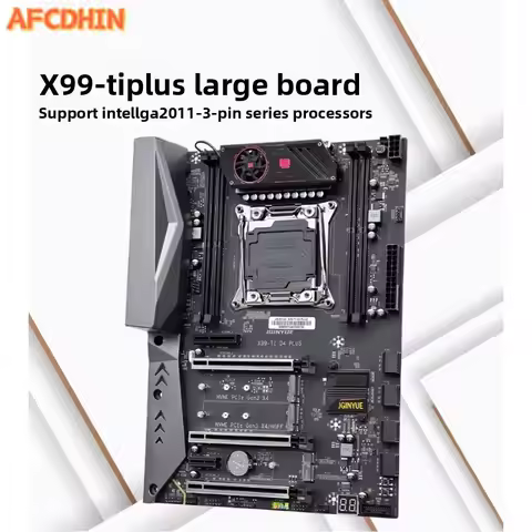 New Jingyue X99- TI D3 D4 PLUS DDR3/DDR4 game main board 4 channels 10 layers PCB 8 items power supp
