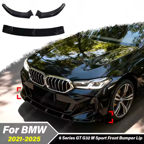 For BMW 6 Series GT G32 630i 640i 630d 640d 2019 2020 2021 2022 M Sport Automobile Front Bumper Spoi