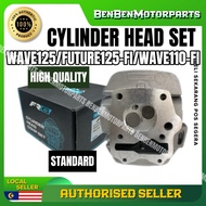 WAVE125 / FUTURE125 FI / WAVE110-FI CYLINDER HEAD SET ASSY + GEAR + ROCKER + HEAD COVER FRG