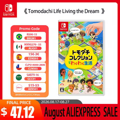New Tomodachi Life Living the Dream -Nintendo Switch Game Deals - Solid Game Cassette Support For Mu