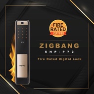 Zigbang SHP-P72 Fire Rated Digital Door Lock | Finger Print | Password | Auto Lock | 3 Years Warrant