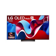 LG OLED evo AI TV C4 77 inch 144Hz Gaming Mode* Dolby Vision & HDR10 4K UHD (2024) OLED77C4PSA