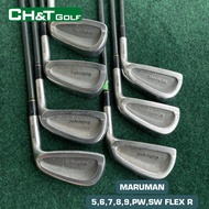 Maruman Sole Gatherspot 7-piece iron golf club set: 5, 6, 7, 8, 9, Pw, Sw, Flex R, original, importe