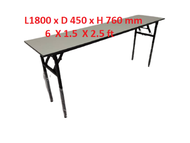 6 x 1.5ft Banquet Foldable Table | Event Table | Office Table | Catering Table | Meja Dewan | Tuitio