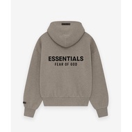 🆕 Men's and Women's Essentials Fear of God Embossed Velvet Hoodie Hoodie