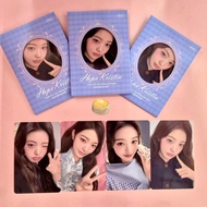 LINXX 4PCS Hapa Kristin Wonyoung Photocard Kpop Idol Fan Collection Cards Collectible Photo Cards Me