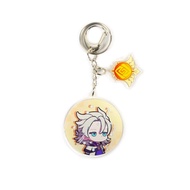 Game Keychains,Anime Xiao Venti Cosplay Hutao Zhongli Pendant Costume Accessories