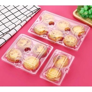 5pcs PET Egg Tart Tray egg tart case packaging