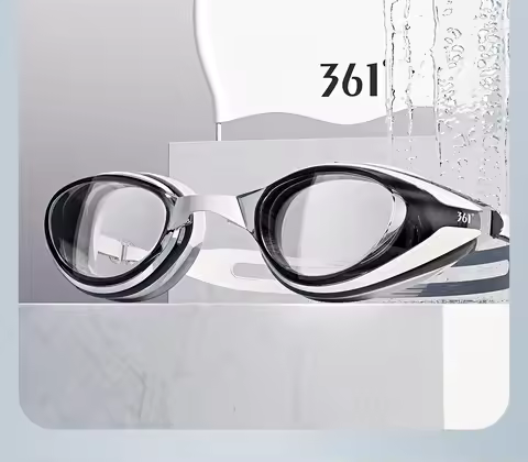 361Anti Fog UV Protection Water Sport Adjustable Silicone Swim Myopia Glasses Cap Myopia Waterproof 