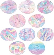 Rockadex Adhesive Patches - Compatible for Freestyle Libre Sensor, Custom-Designed Freestyle Libre Patches, Diabetic Supplies Mix 10 Pack Iridescent (Freestyle Libre 2)