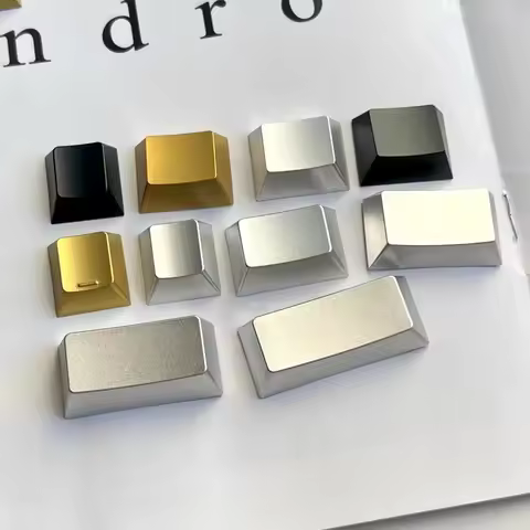 Uncarved Metal Keycaps custom Single Keycaps R1/R2/R3/R4 Cherry Profile 1.25U 1.5U Keycaps for Mecha