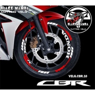 (COD) CUTTING STICKER CBR 150R RIM - HONDA CBR 150 R 10 TIRE VARIATION LIST STICKER