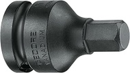 Gedore Impact Socket Wrench 1/2 Inch Hexagonal 17 mm Cable – in K 19 17