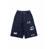 KEYNOTE WORKAHOLIC JPEG JORTS BLUE