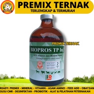 Biopros Tp Inj 100Ml Vadco - Vitamin Penguat Otot & Stamina Hewan Sapi Kambing Domba Babi Anjing Kuc