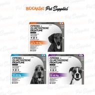 Frontline Plus [Fipronil + Methoprene] Flea & Tick Control for Dogs (3 pipettes/box)