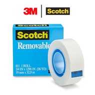 3M Scotch 811 Removable Tape 19mm x 32.9m