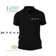 Microfiber Quick dry Jersi Jersey Polo T Shirt Logo Sulam Embroidery Xpeng G6 Coupe SUV EV Car Keret