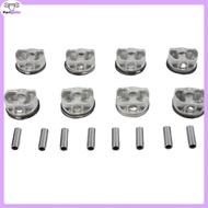 8pcs Pistons & Rings Set For BMW 550i 750i X5 F01 F02 F03 E70 E71 N63 4.4L V8 Auto Parts