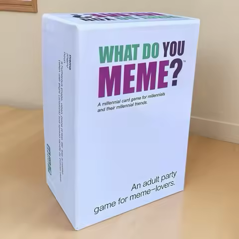2025 What Do You Meme? Adult Meme Enthusiast Party Card Game, Millennial Social Gathering Board Game