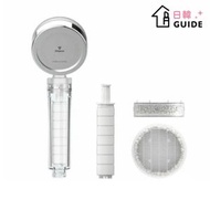 IONPOLIS - 雙濾芯除氯加壓節水花灑頭 - Double Filtered Shower Head（附濾芯一套）（平行進口）