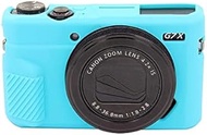 Liujintao Soft Silicone Protective Case for Canon EOS G7 X Mark II Liujintao (Color : Blue)