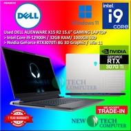 #DA064 USED DELL ALIENWARE X15 R2 Gaming Laptop intel i9-12900H 32GB 1TB SSD NVIDIA RTX3070Ti RTX 30