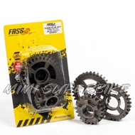 ORI FASSTEK YAMAHA Y15ZR V1 V2 RACING GEAR SET-3PCS 1ST-32T / 2ND-29T / 5TH-22T 125 Y15 GEARBOX BOX 