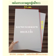 Corrugated Paper Sheet Crate White B Wave Size 33x53 cm. And 41x71.5 (Larger Than A3)/Pack Of 20-25 