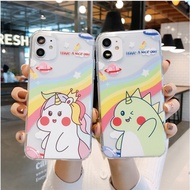 ANTICRACK PRINTING UNICORN RAINBOW case oppo a78 4g reno a78 a58 8 4g a57 2022 a17 realme c30 a16k a