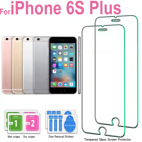 1/2/3/4 Pcs For iPhone 6S Plus Tempered Glass Screen Protector - Pack of Screen Protectors for iPhon