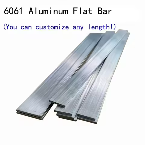 Thickness 3mm 4mm 5mm 6mm 8mm 10mm 15mm 20mm 25mm 6061 Aluminium Flat Bar Plate Sheets Block CNC Met