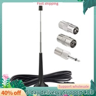 FM Telescopic Antennas for  FM Antennas Indoor FM Radio Antennas with 3 Adapter for Household Digita