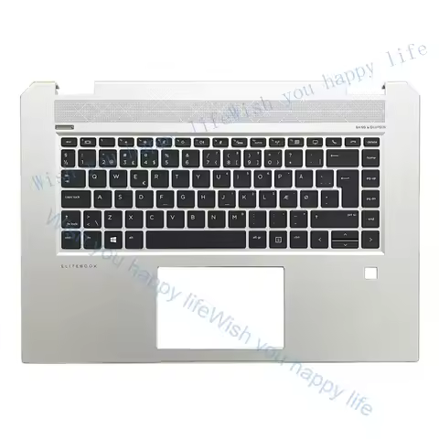 LL For HP ZBook Studio 15 G5 Laptop Palmrest C Shell With Keyboard Brown/ Silver
