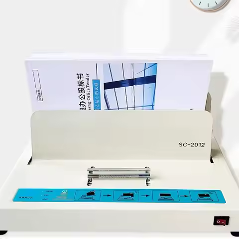 Small Upgrade Hot Melt Binding Machine Contract Tender Financial Certificate A4 Book Envelope Automa