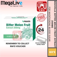 Megalive Nouvelle Bitter Melon Fruit Extract 250mg 60's Capsule | For Regulating Blood Sugar Level