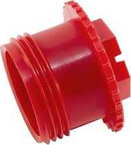 Caplugs 99394734 Plastic Threaded Plug. RP-8-13, PP, to Plug Thread Size 1/2-13", Red (Pack of 200)