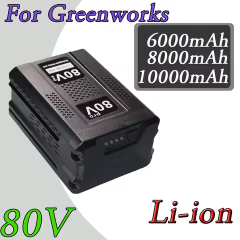 80V Replacement Battery for Greenworks 80V Max Lithium Ion Battery GBA80200 GBA80250 GBA80400 GBA805