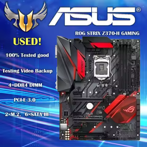 Asus ROG STRIX Z370-H GAMING Desktop Intel Z370 Z370M DDR4 Motherboard LGA 1151 USB3.0 SATA3