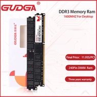 GUDGA 8GB 4GB Ram DDR3 1600Mhz คอมพิวเตอร์ Ram Memoria DIMM หน่วยความจำ Dual Channel 240Pin สำหรับเดสก์ท็อปคอมพิวเตอร์ส่วนประกอบ