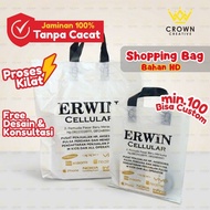 24X28 (SCREEN PRINTING) PLASTIC SHOPPING BAG PLASTIC HANDLE/ SOFT HANDLE/ PLASTIC/ TALI