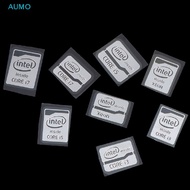 Silver Metal Sticker Intel CORE i3 i5i7 Logo Laptop Stiker Logam