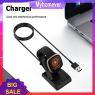 1m Charging Dock Stand Smartwatch Charger Cable Cradle for Fitbit Versa4 /sense2