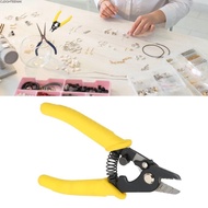 CLEIGHTEEN8H Optical Fiber Cable Jacket Stripping Tool, Yellow Alloy Multi-size Thick Thin Wire Stri