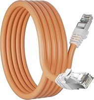 Cat 7 Ethernet Cable 25ft, Outdoor Cable SFTP Triple Shielded Ethernet Cable Indoor, High-Speed 10Gb