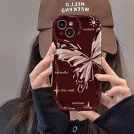 For Case OPPO A58 A78 A96 A36 A76 5G Instagram Golden Butterfly TPU Phone Case