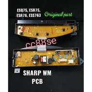 SHARP WASHING MACHINE CONTROL BOARD PCB ESQ75, ESR75, ESR76, ESS763 (ORIGINAL)